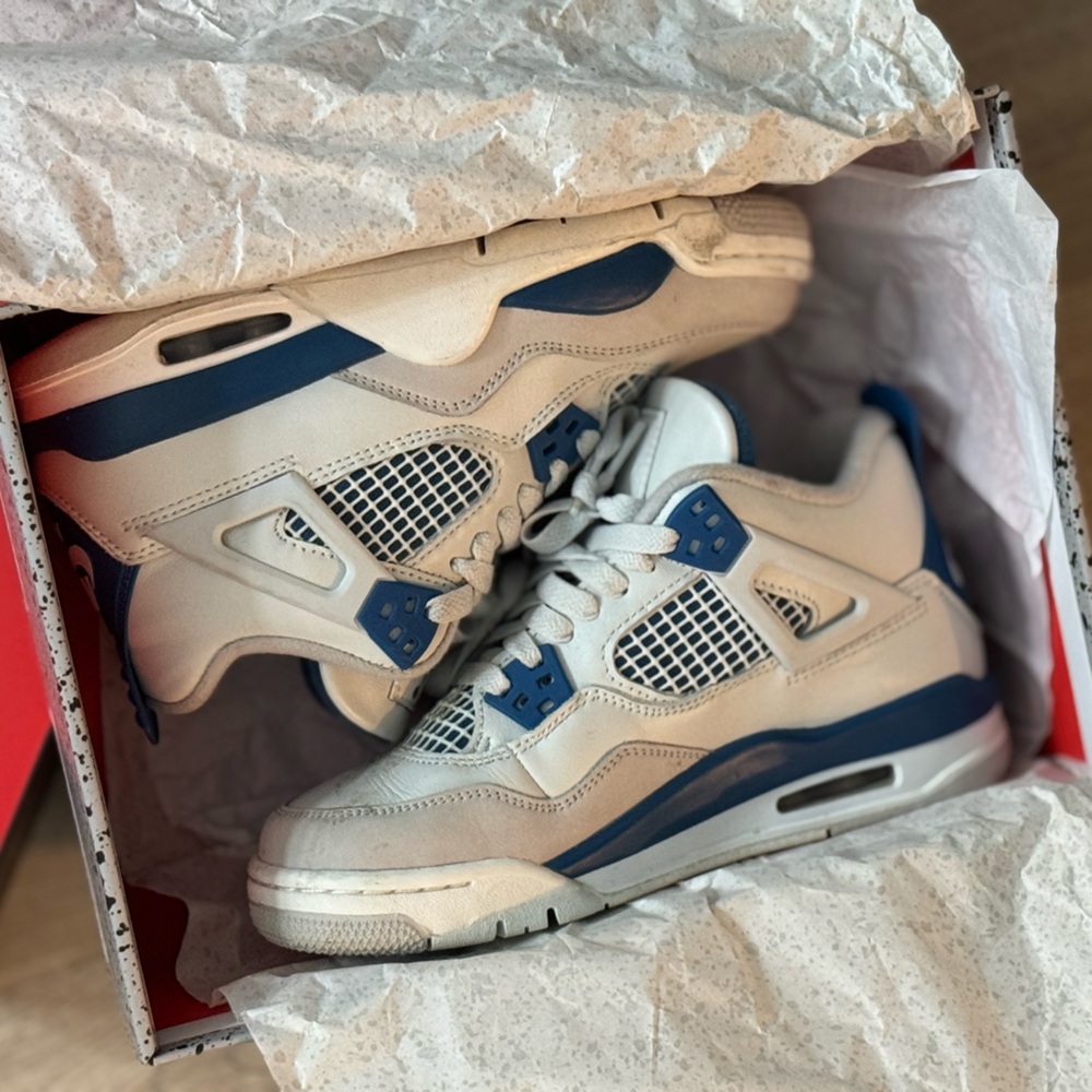 The Air Jordan 4 Retro Military Blue 2024 GS